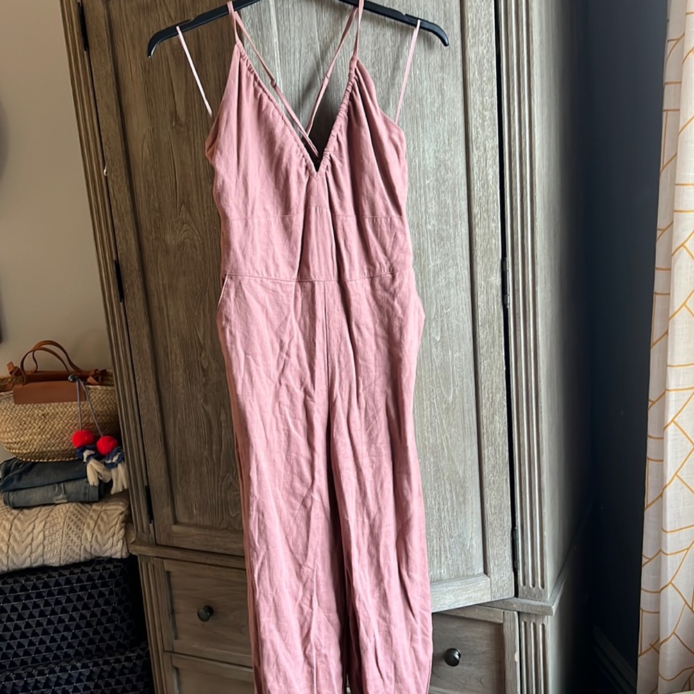 Abercrombie and Fitch; jumpsuit; adjustable straps